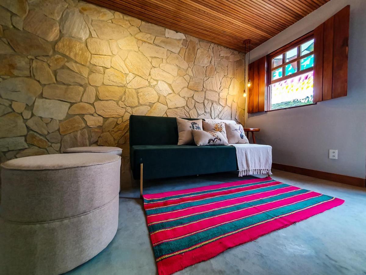 Casita Amarela Na Rua Mais Charmosa De Mucuge - Ba Villa Kültér fotó